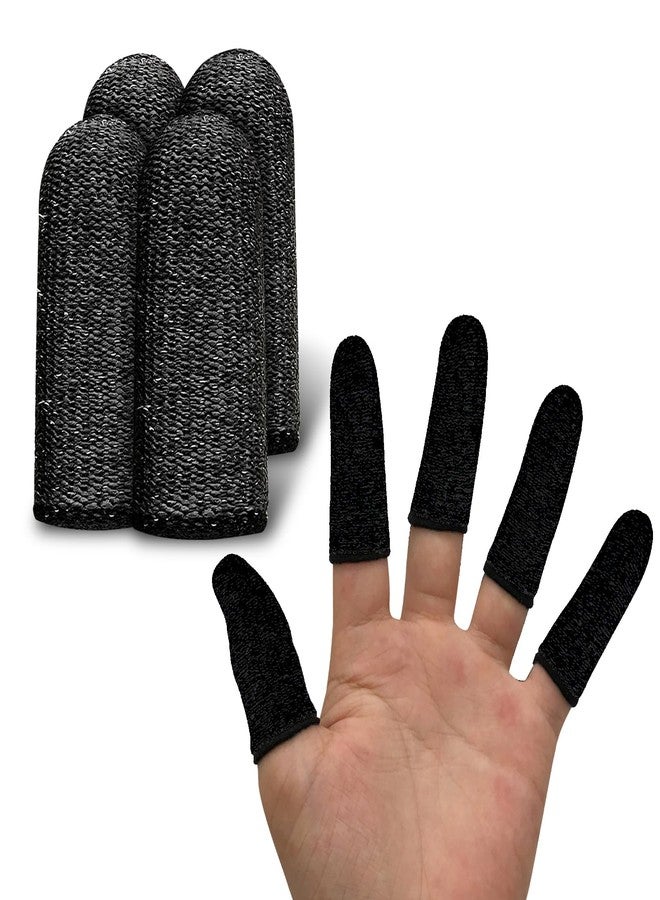 YERGOFE 20 PCS Finger Cots Cut Resistant Protector - Finger Covers for Cuts, Gloves Life Extender, Cut Resistant Finger Protectors for Kitchen, Work, Sculpture, Anti-Slip, Reusable - Image 1